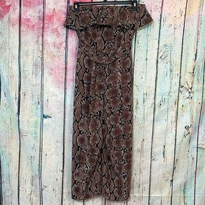 Aritzia Babaton Flutter Jumpsuit Snake 10